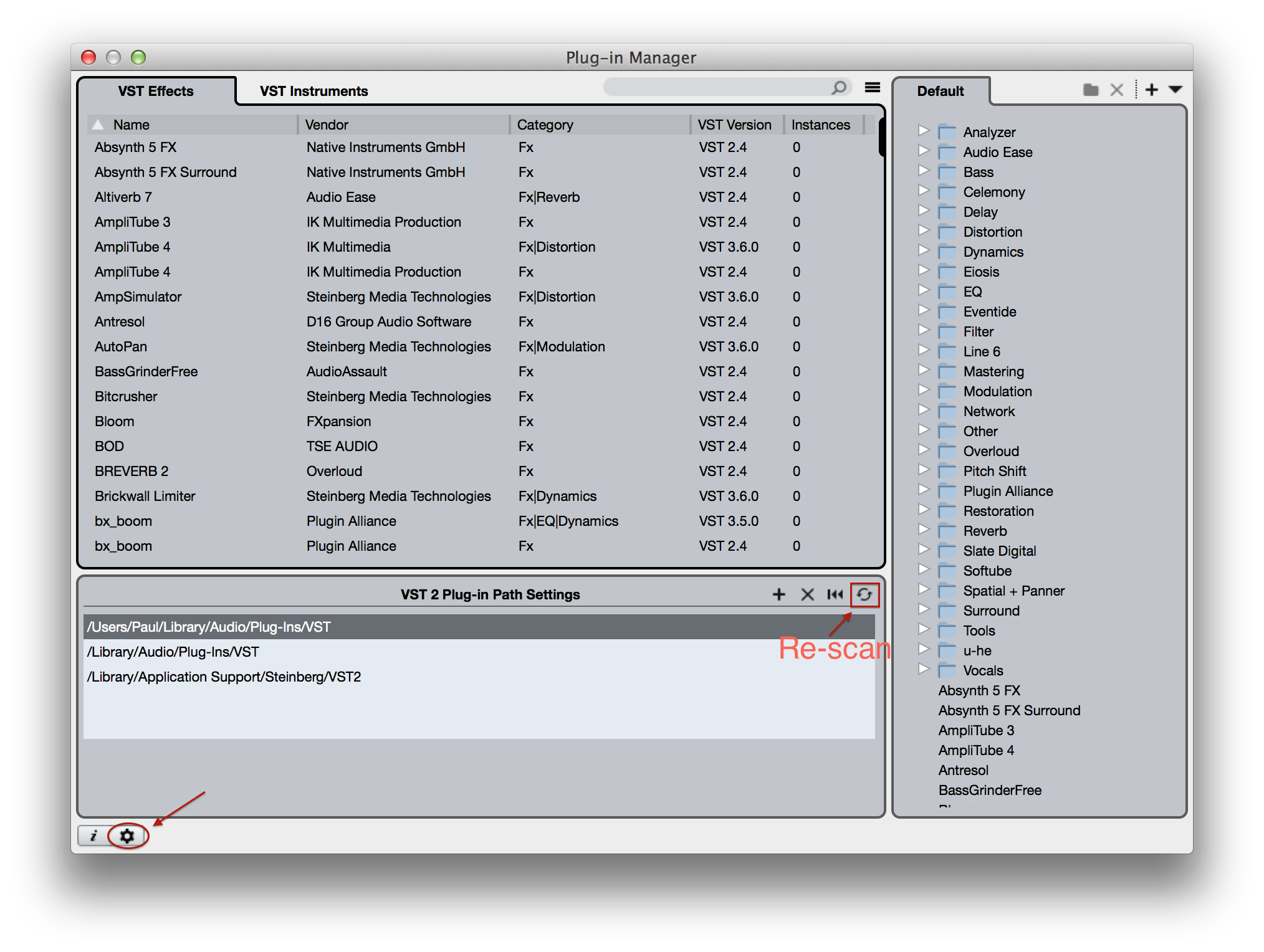 cubase for mac install vst instument