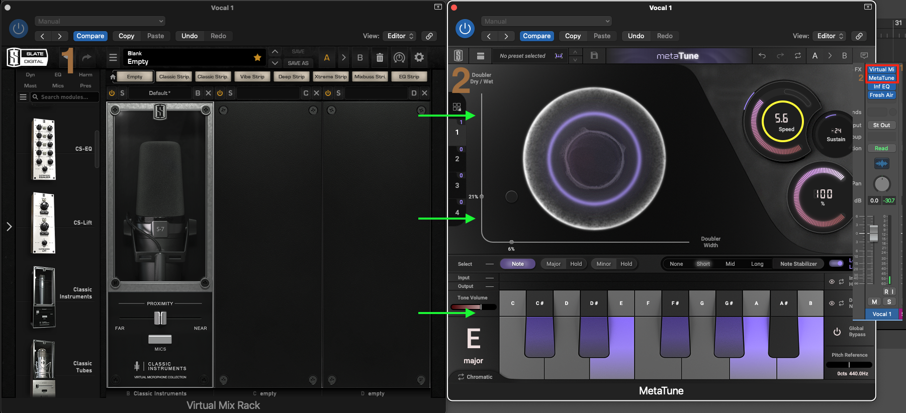How to use ML2 (Classic Instruments) microphone emulations with
