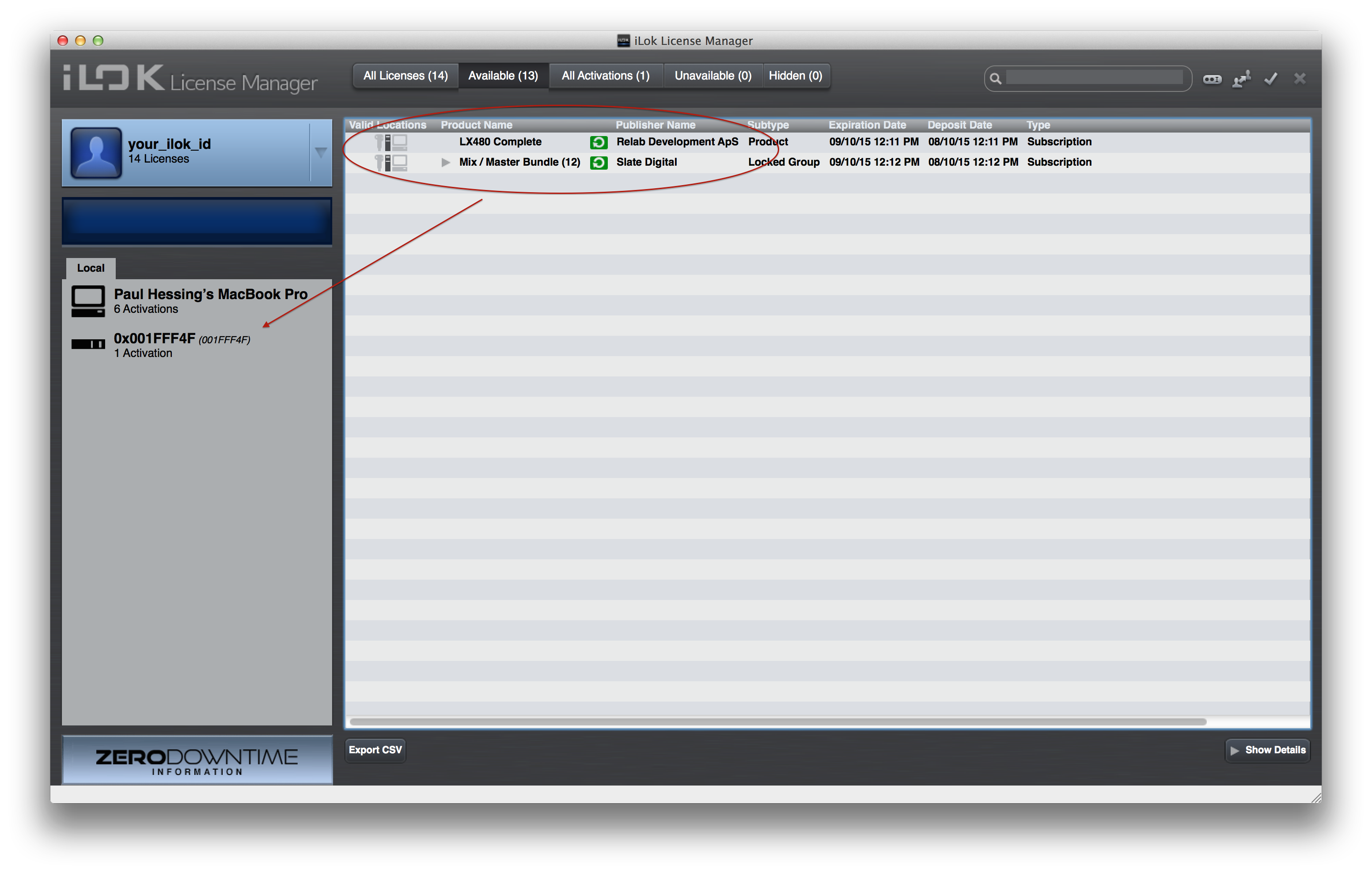 where to install ilok license manager